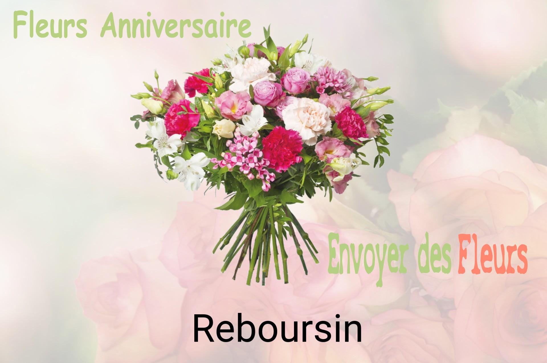 Bouquet de fleurs d’anniversaire livré à Reboursin